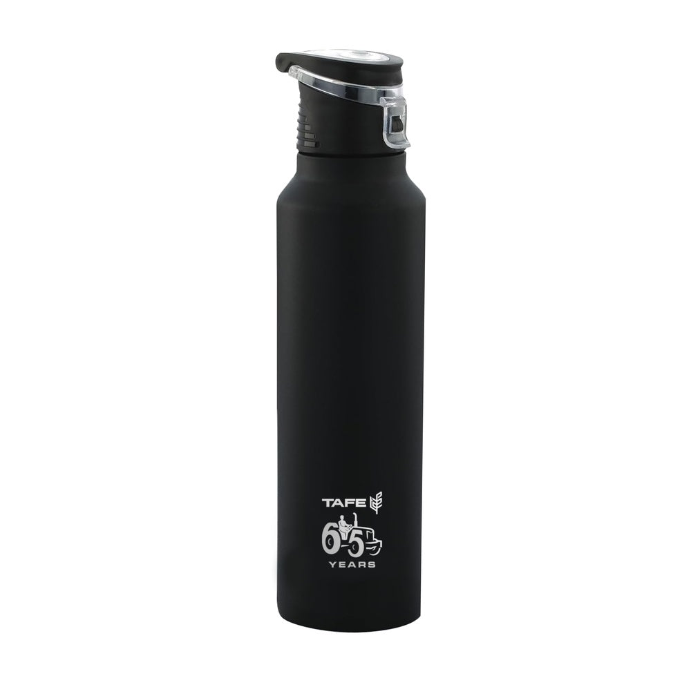 Black insulated bottle