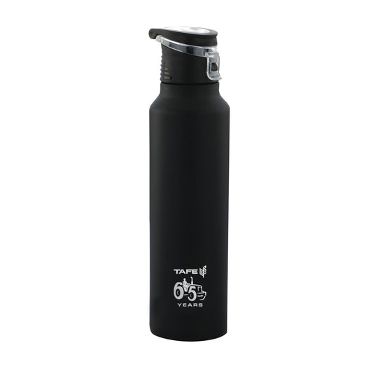 Black insulated bottle