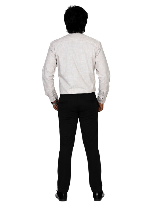 Buttoned neck shirt