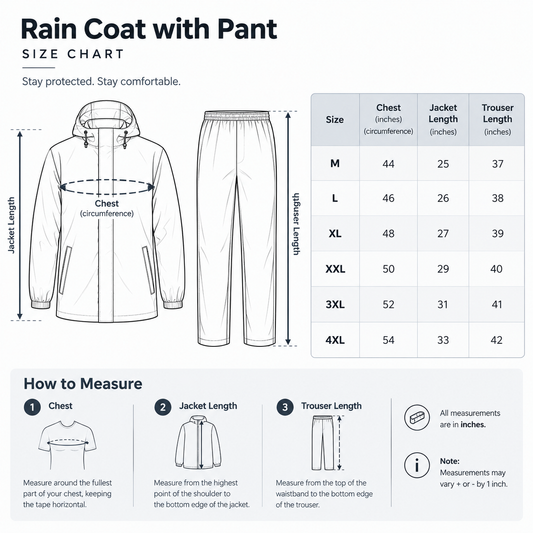 Eicher Heavy Weight Rain Coat with Pant
