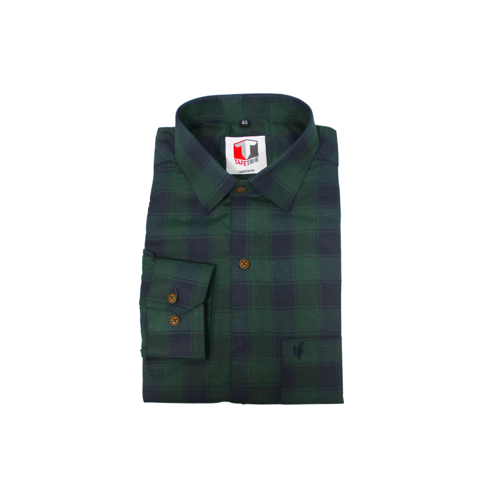 Checkered casual shirt for men