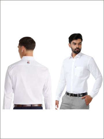 Dapper White 65 Full Sleeve Shirt