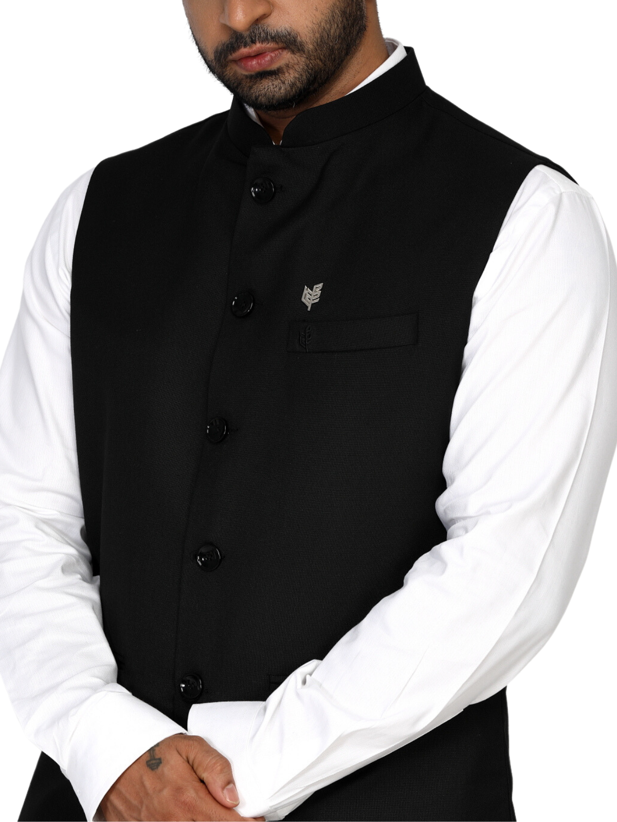 Indian formal jacket black