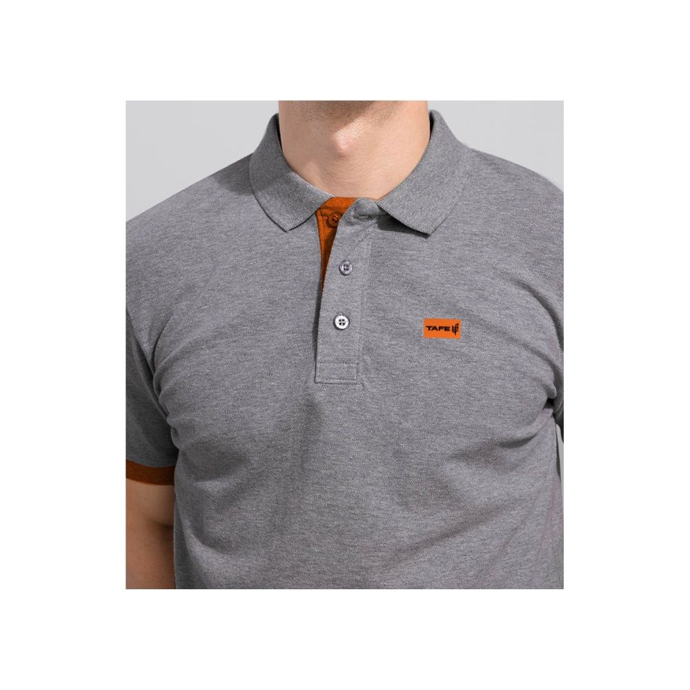 Melange steel T-shirt