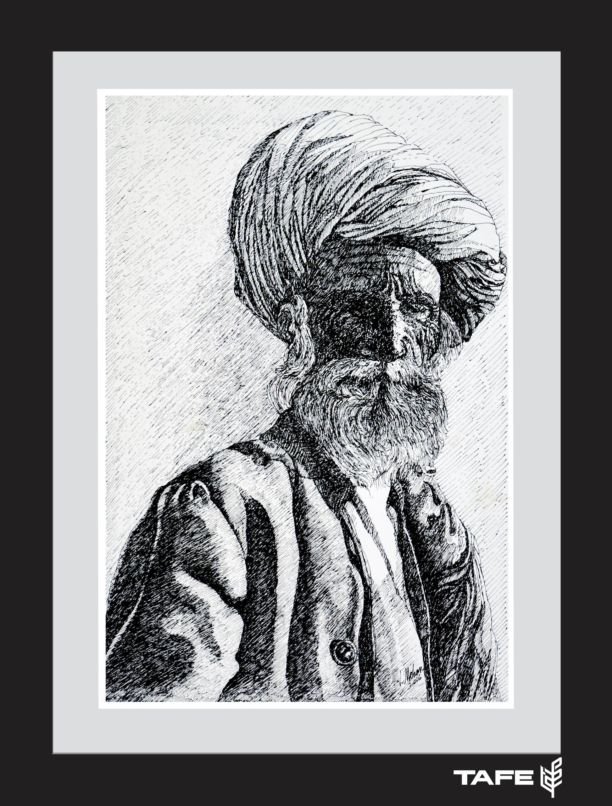 Portrait picture frame