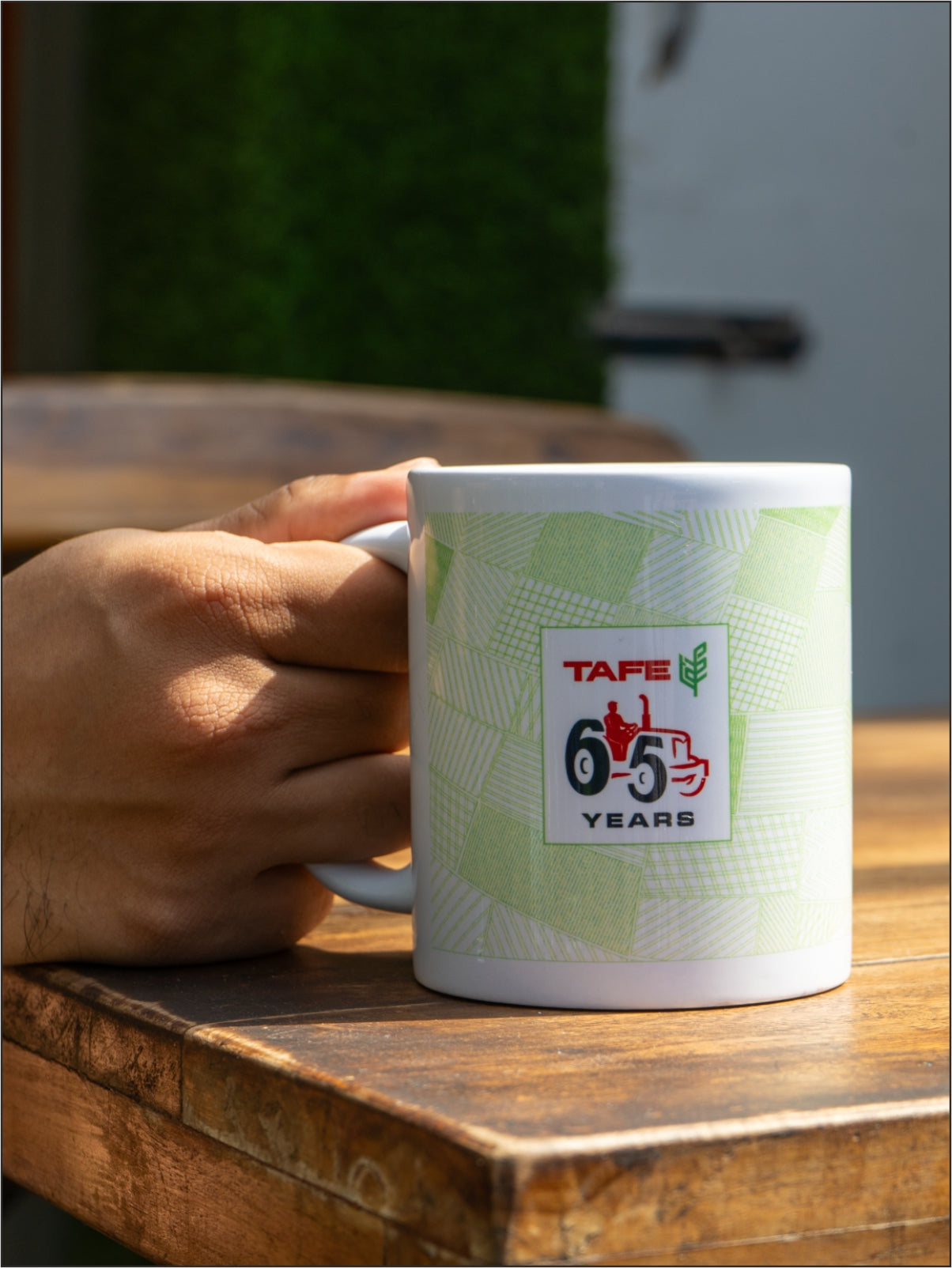 Printed coffee mug