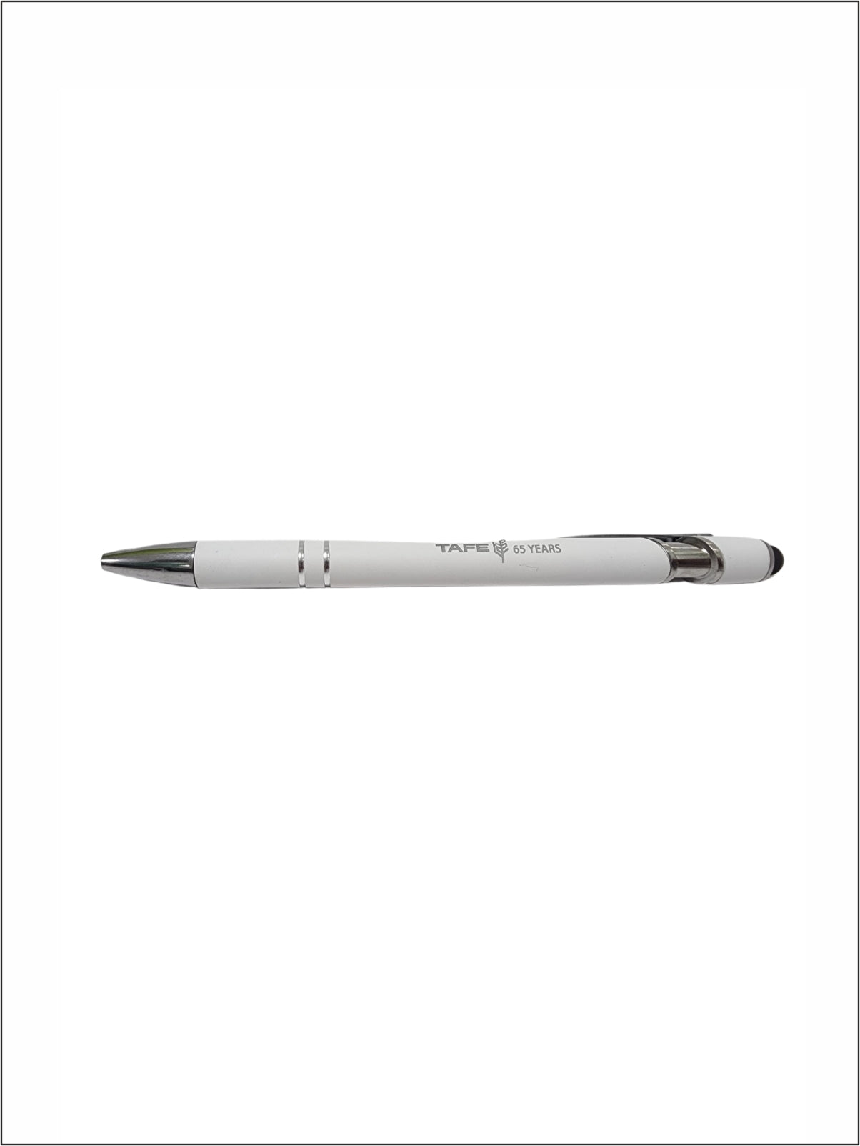 Snow white blue pen