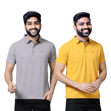 TAFE Metrofit T-shirt Combo (Mustard & Cool Grey)