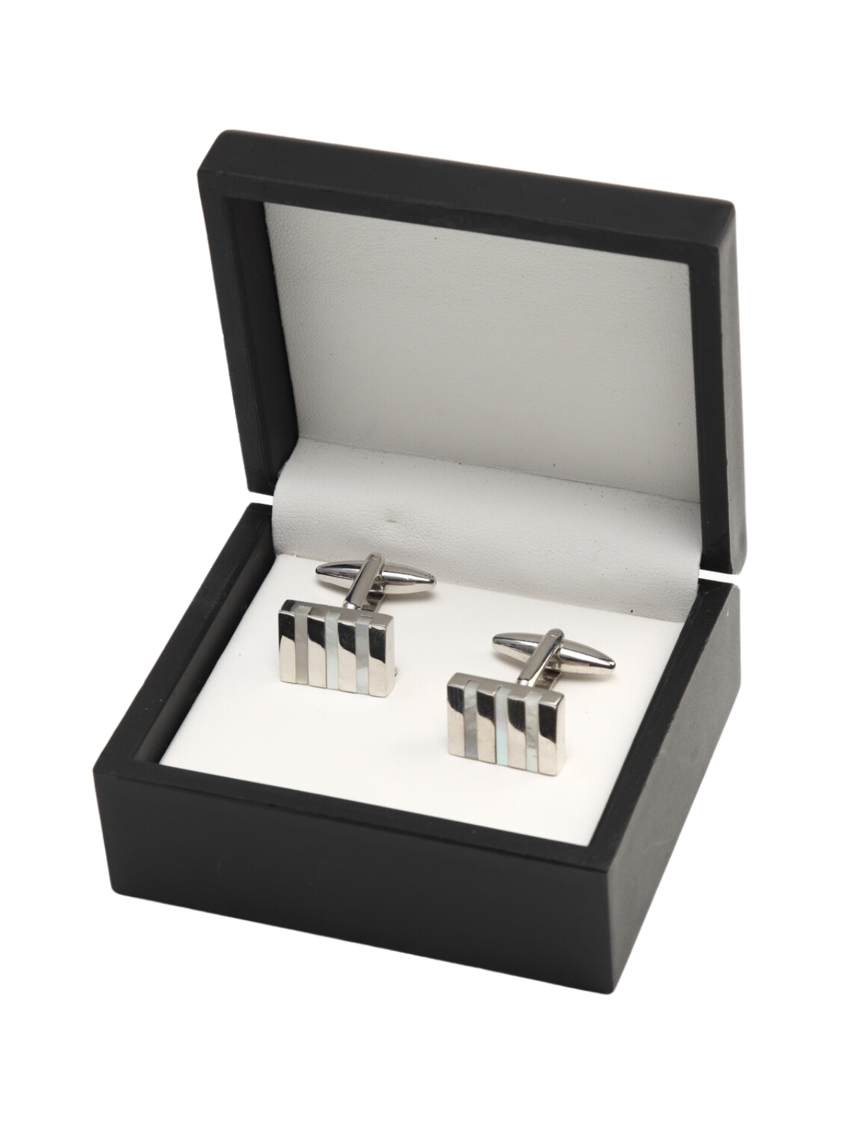 Meta Pearl Cufflink