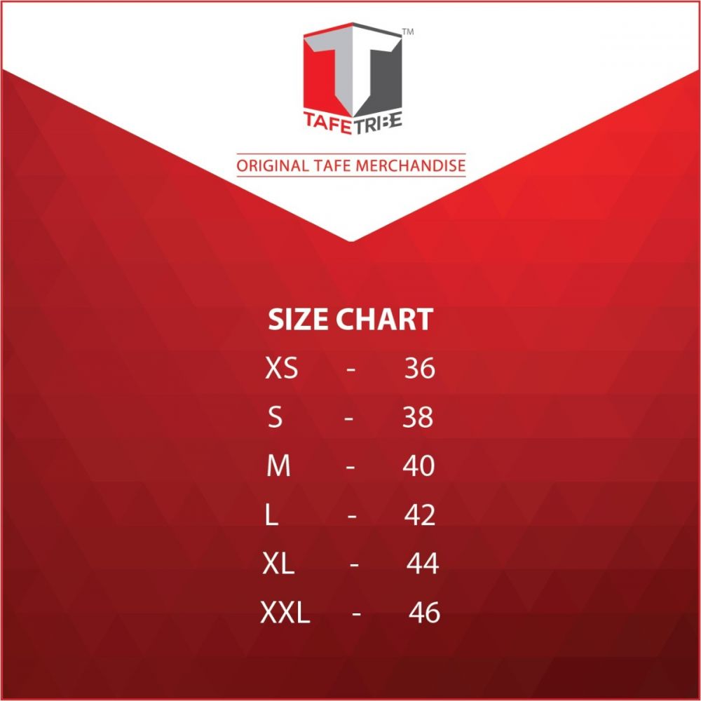 Green shirt size chart