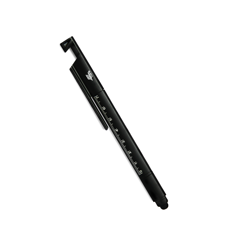 Pen with ruler