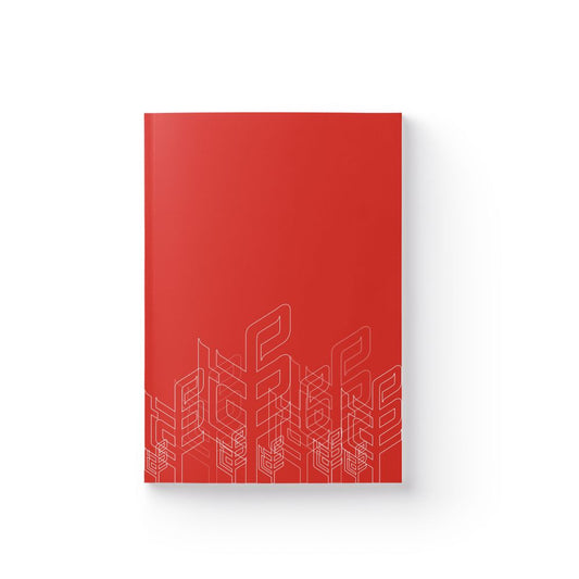 Red notebook for notes