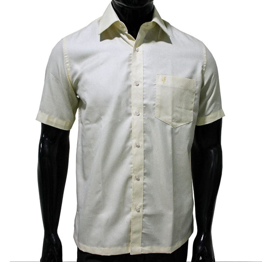 Yellow cotton shirt